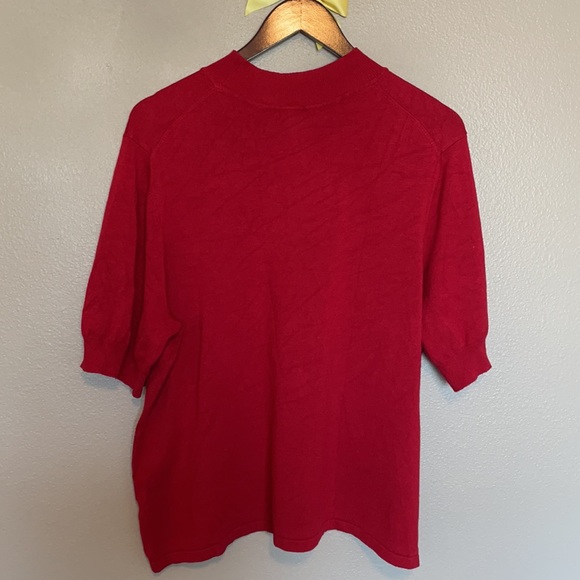 Coldwater Creek Plus Size 20-22 (2X) Red Blouse - Picture 2 of 4